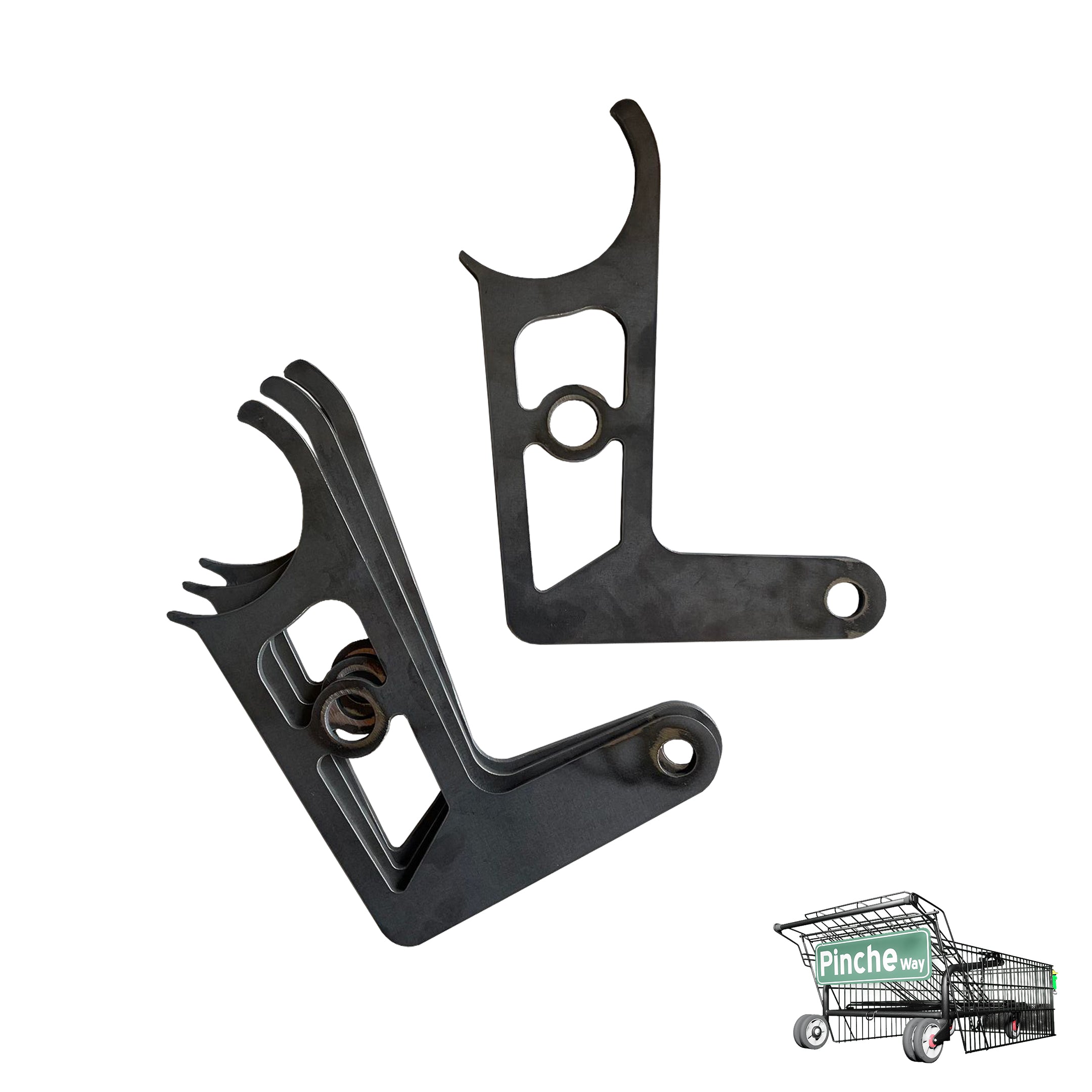 Extended Axle Shock Relocation Weld On Mounting Tab Set Pinche Way Racing