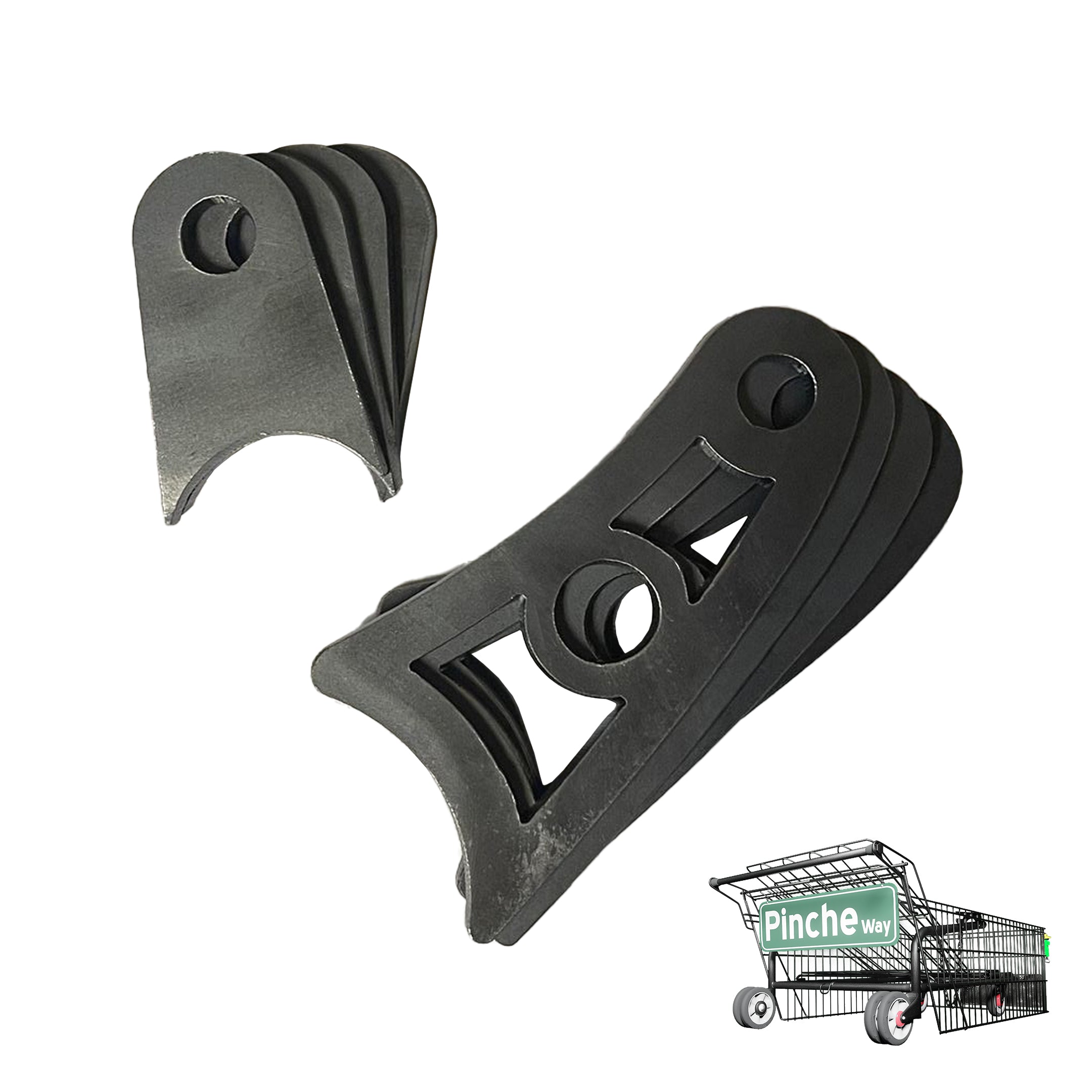 Axle Shock Relocation Weld On Mounting Tab Kit Set Pinche Way Racing