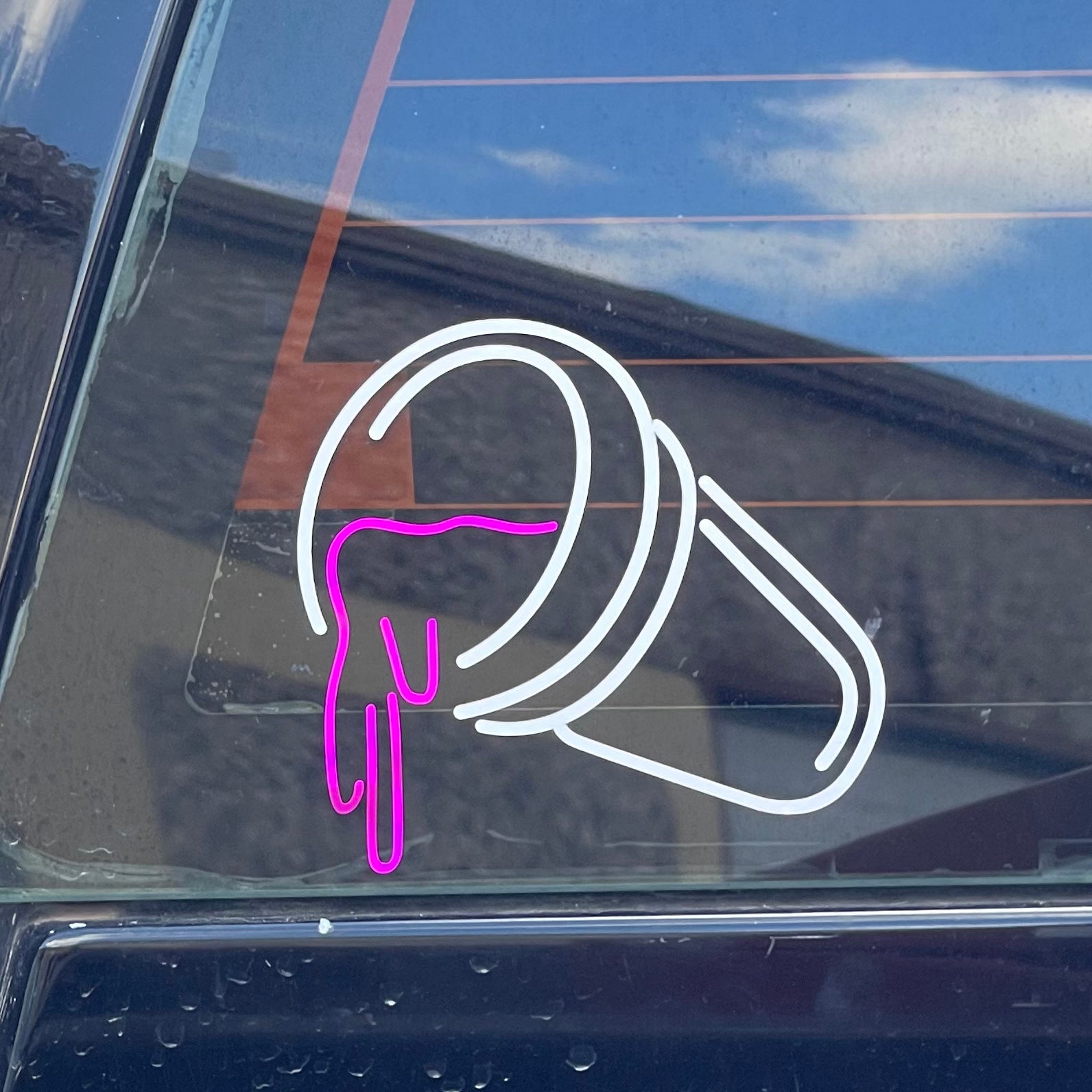 Double Cup Decal Sticker